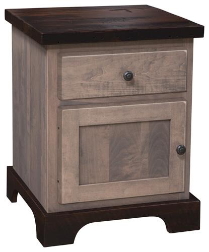 Manchester Nightstand - 1 drawer and 1 door