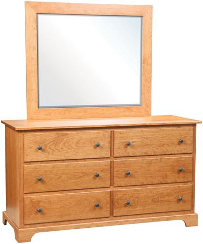 Manchester Low Dresser with mirror