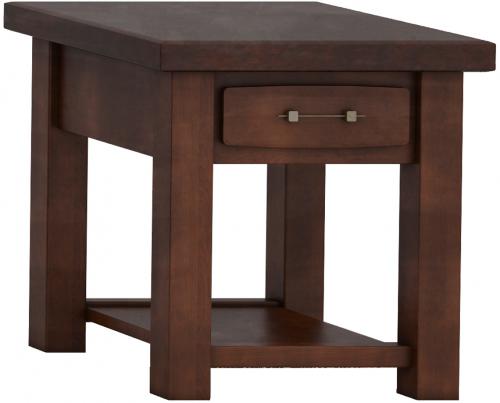 Barn Floor Office Collection Square Table with low shelf