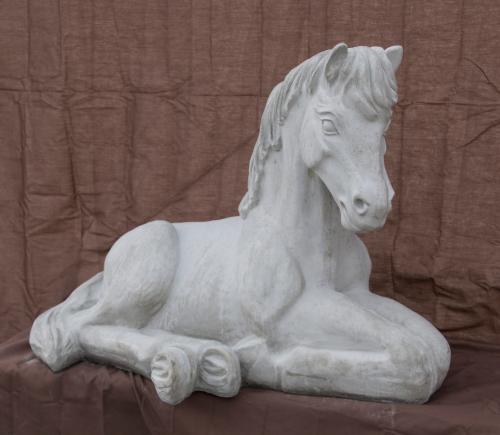 Horse Lying - large, 25" high by 38" long