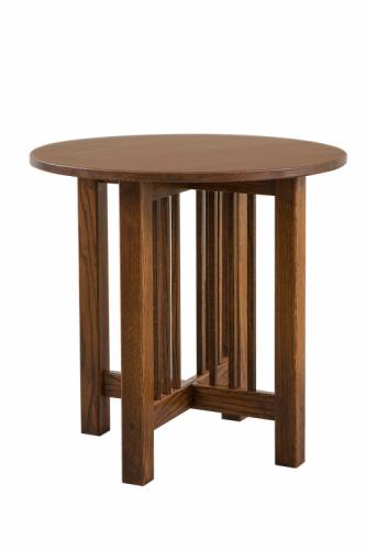 Mission Round End Table