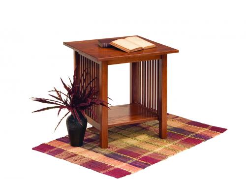 Mission Square End Table
