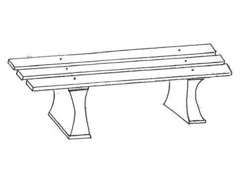 Three-Board Bench with ODW lumber