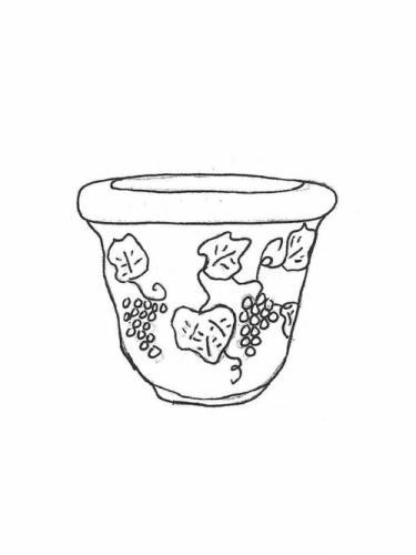 Small Grapevine Pot - 13" diameter, 10" high