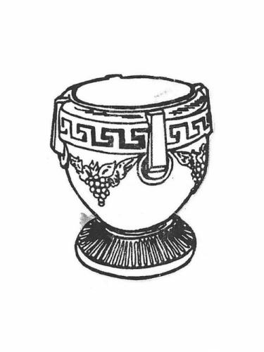 Grecian Medium Pot - 13" diameter, 14" high