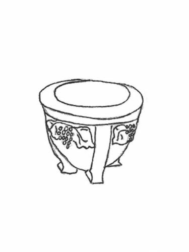 Waldensian Pot - 18" diameter, 15" high