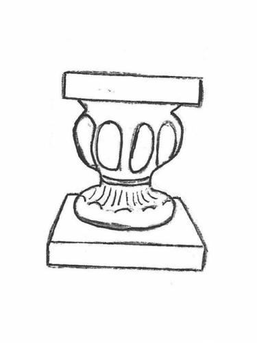 Roman Pedestal - 10" diameter, 12" high