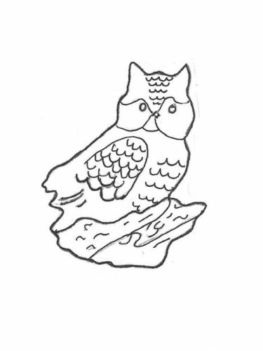 Horned Owl - 14"