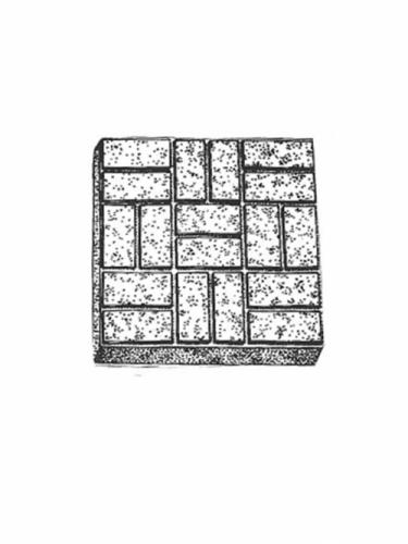 Stepping Stone - Brick - 18" x 18" 