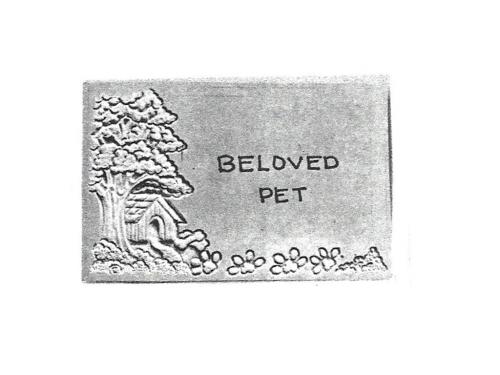 Beloved Pet Stone - 8" x 11" Doghouse