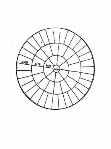 Wheel - 6' diameter, 9-piece; 10' diameter, 25-piece; 14' diameter, 57-piece