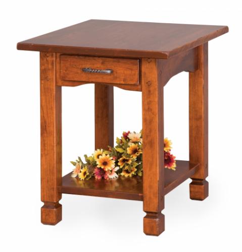 Rustic Country End Table