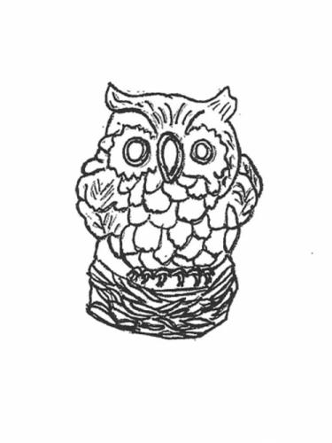 Fat Owl - 8"