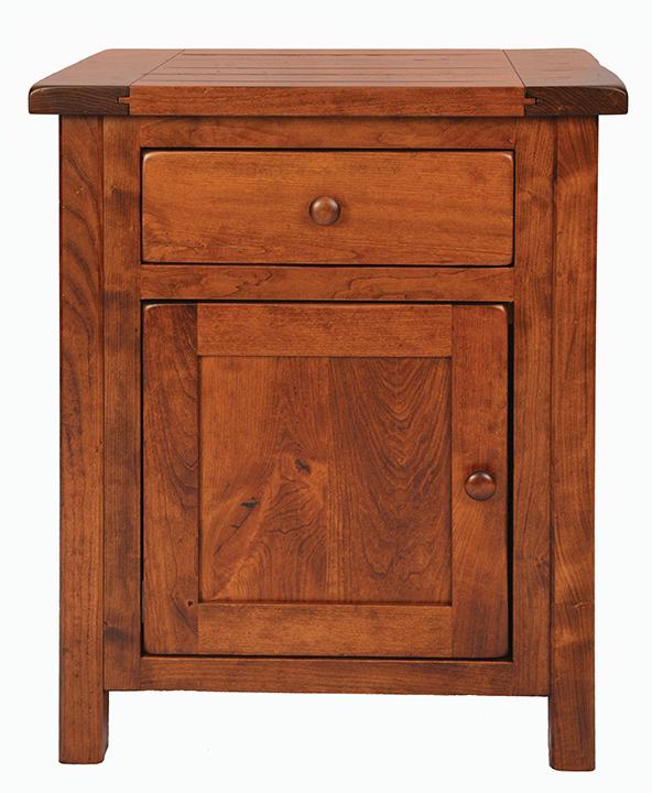 Kingston Nightstand with 1 drawer and 1 door