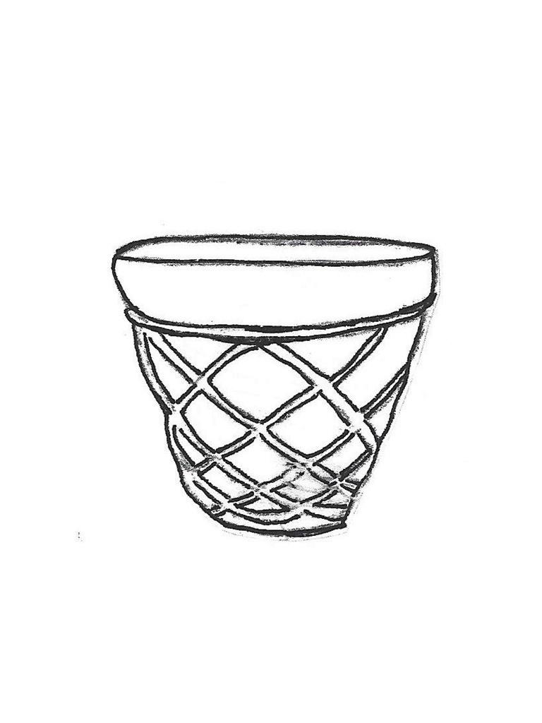 Crisscross Pot - 16" diameter, 14" high