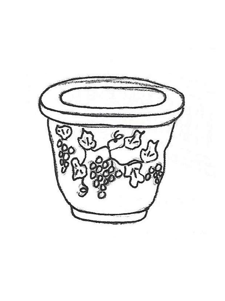 Large Grapevine Pot - 21" diameter, 17" high