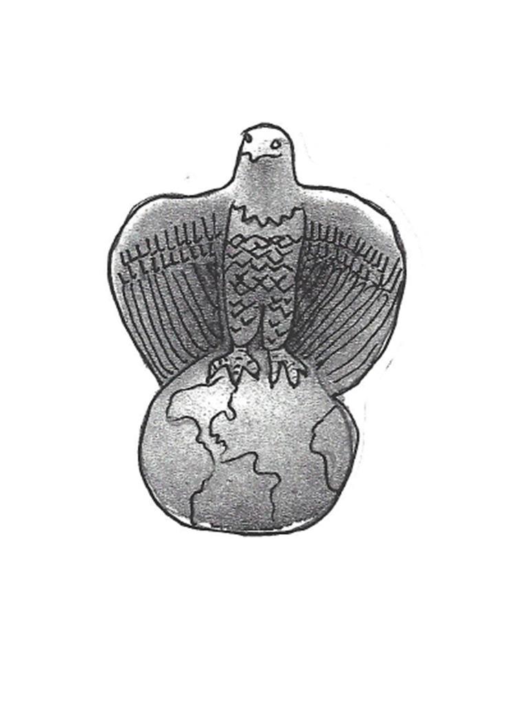 Eagle with Planet - 18"