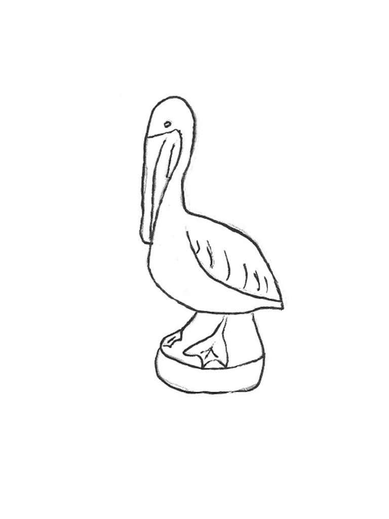 Large Pelican - 21"