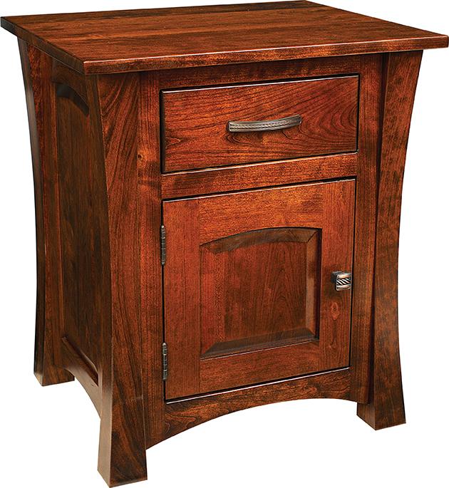 Woodbury Nightstand - 1 drawer and 1 door